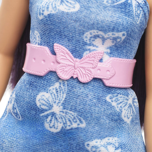 PAPUSA BARBIE FASHIONISTA CU PARUL MOV SI ROCHITA CU - Imagine 6 [ps:9769f4f6-a4ee-45f7-948e-a5abee879a8a]