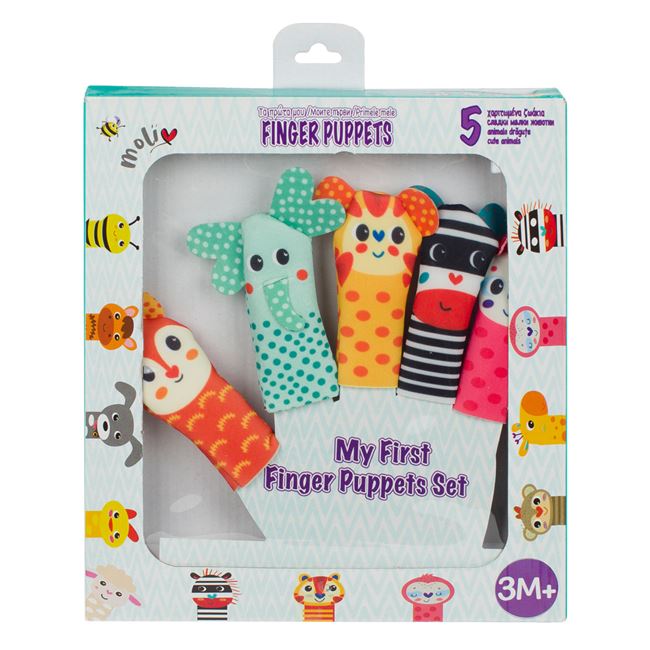 Jucărie Finger Puppets Textilă Jumbo - Set 5 Bucăți - Default Title (2) [ps:b57e3a63-38f8-4688-80fb-1992c0b385ed]