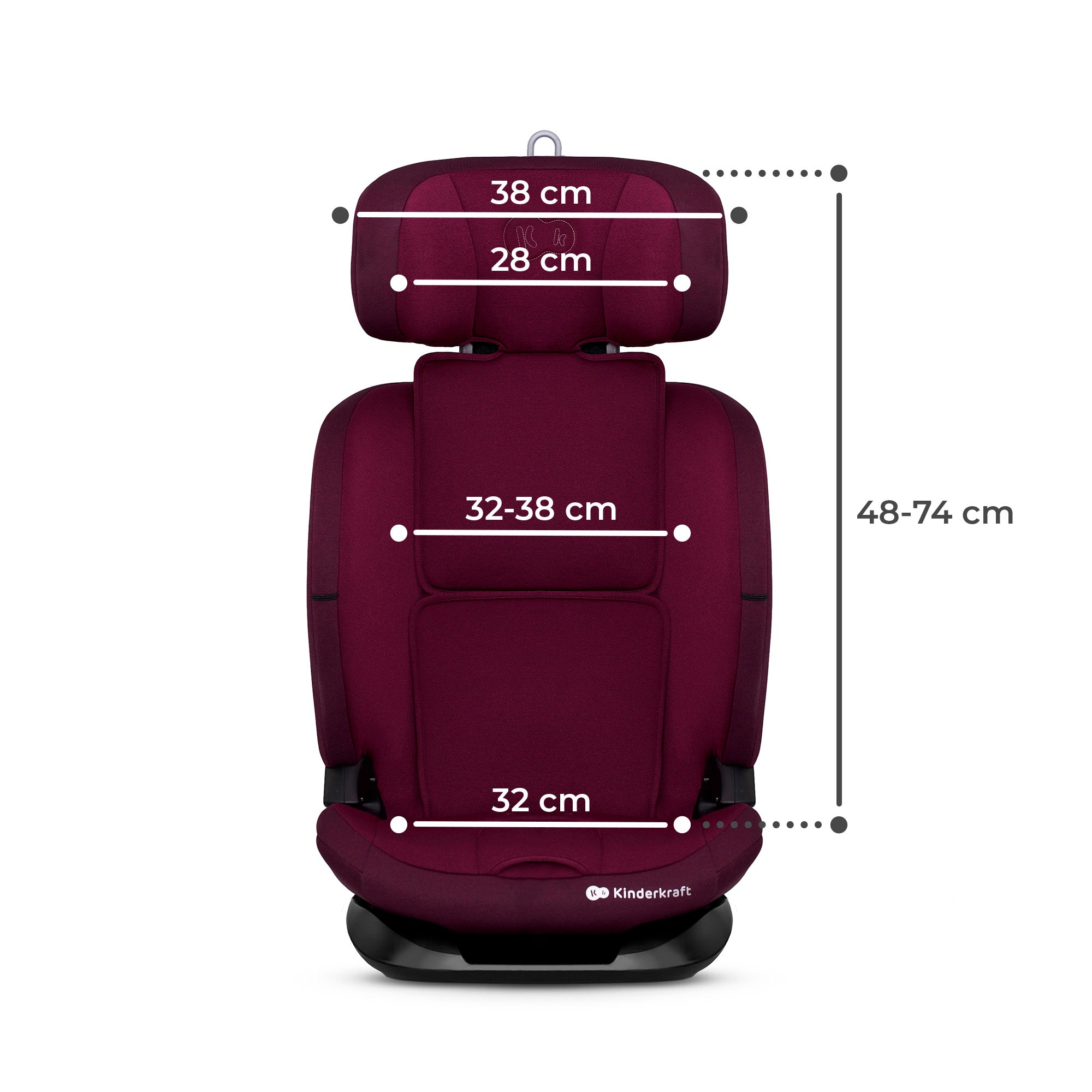 SCAUN AUTO I-SIZE, 76-150 CM, KINDERKRAFT ONETO 3, - Gri [ps:fbbcddaf-e9ee-4901-9953-b56d20ded8a9]