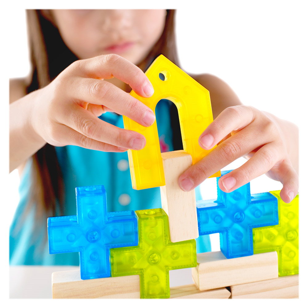 Set Construcții Texo 100 Piese Guidecraft | Jucărie Creativă - Default Title (2) [ps:7adf2f9f-d9ac-4d57-b3a7-56a890e76174]