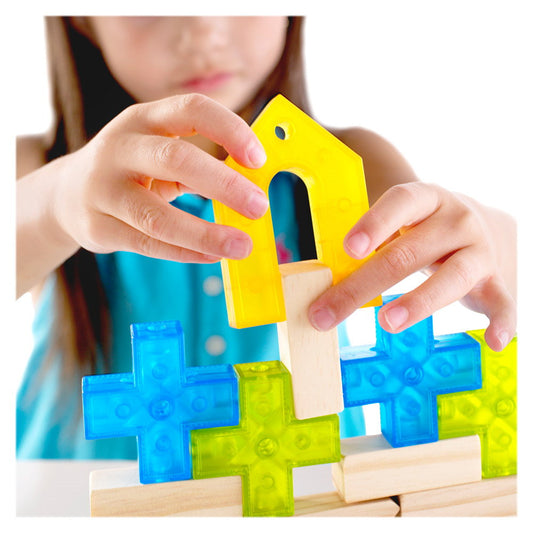 Set Construcții Texo 100 Piese Guidecraft | Jucărie Creativă - Default Title (2) [ps:7adf2f9f-d9ac-4d57-b3a7-56a890e76174]