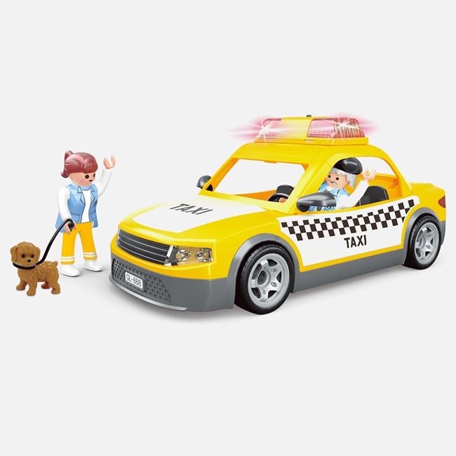 Set Jucărie Taxi cu Figurine și Câine Jumbo - Default Title (2) [ps:1d282b86-88bc-4484-969b-b18a657d3194]