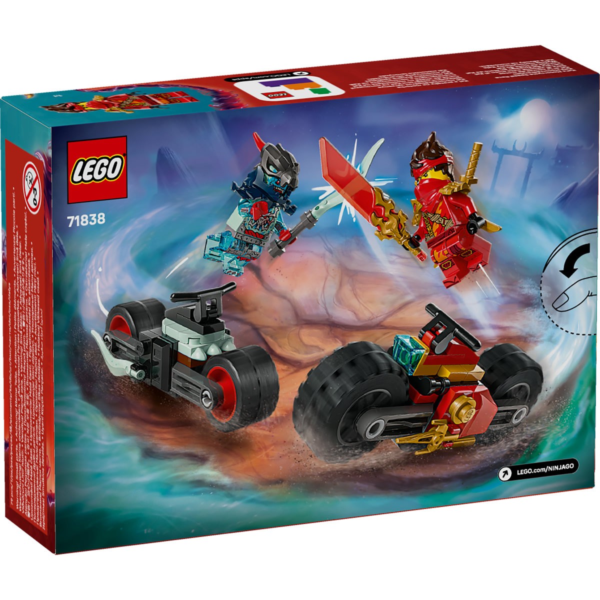 LEGO NINJAGO CURSA DE VITEZA CU MOTOCICLETA LUI KAI 71838 - Imagine 8 [ps:69740cc7-079a-4d76-b6b2-7be06893f98a]