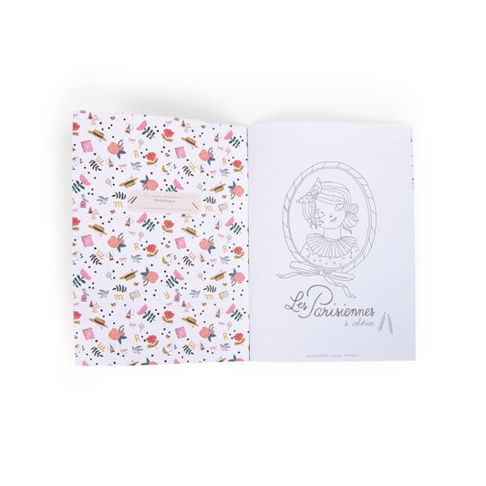 Carte de colorat Domnisoare pariziene, Moulin Roty - Imagine 2 [ps:2e0fd59a-b440-4177-85e0-03a506a75e32]