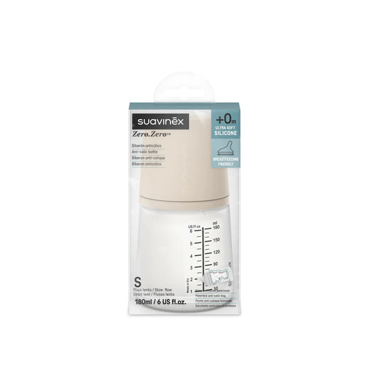 Biberon Anticolici Zero Zero Suavinex 180ml, Debit S Light - LIGHT (2) [ps:90566217-39db-4073-a4d8-527f1a1c22ee]
