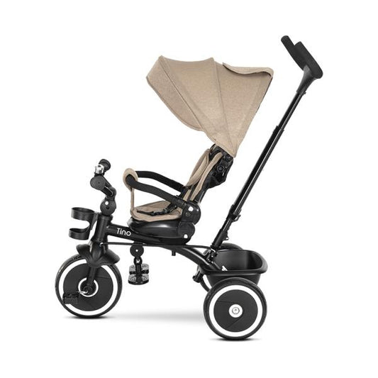 Tricicletă Lorelli Tino, Scaun Rotativ 360°, Pink - Beige (2) [ps:df99adbf-4227-43e0-b97a-81507c1de0fa]