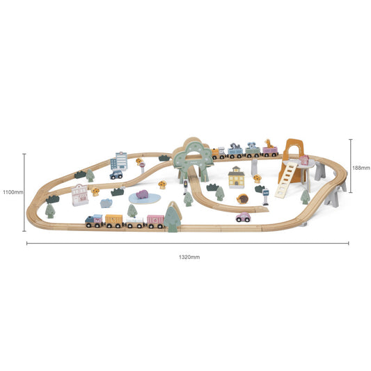 Set de trenulete din 90 de piese, PolarB Viga [ps:a34dd854-a1ff-40b7-8cd6-311414ed3b08]