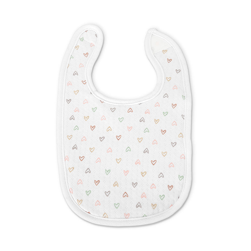 Set 3 Bavete Bumbac Lorelli pentru Nou-Născut, Albe - Pink (2) [ps:7b6bce33-7c6d-4961-b34e-30713f09996e]