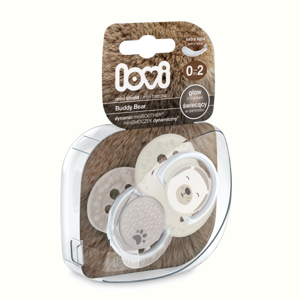 Lovi Suzeta Silicon Dynamic 0-2M 2 Pcs Buddy Bear - 22/862 [ps:001a6da6-ed5d-426a-ba2e-40d7f21a97de]