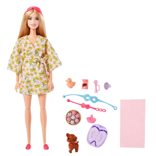 BARBIE SET DE JOACA CU ACCESORII PAPUSA BARBIE O ZI LA - Imagine 2