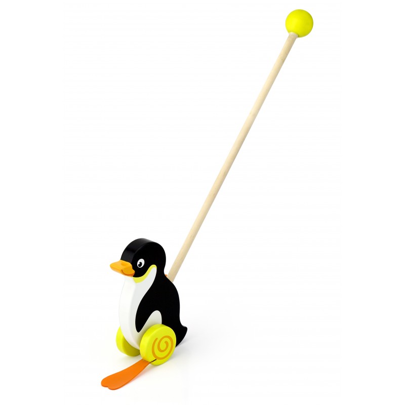 Jucarie de impins - Pinguin, Viga [ps:5c8f1506-cefe-43aa-82d4-84805214f802]