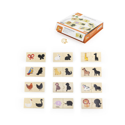Set puzzle Potriveste umbra, Viga [ps:e5ad5734-40fd-4e4a-912e-6f9a818a06df]