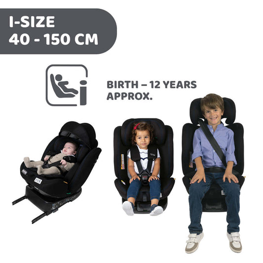 Scaun auto rotativ Chicco Unico EVO i-Size, Black - Negru - Blackair (2) [ps:bb401acf-166f-46e3-9044-903f6365f0ef]