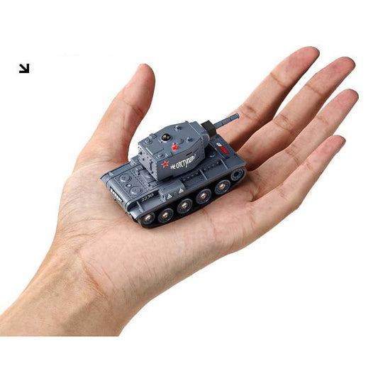 Mini Tanc cu Telecomandă Flippy, Wireless, Gri - Gri (2) [ps:761a1c0c-2e4c-411c-a8e3-e57c970dd82a]