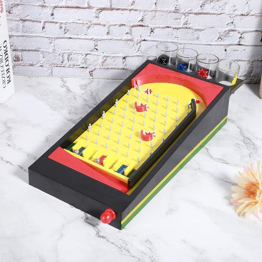 Joc Pinball cu Pahare Shoturi Flippy, Galben, 40x17.7 cm - Default Title (2) [ps:470c750b-183d-4ece-83a1-2051da8b5d8e]