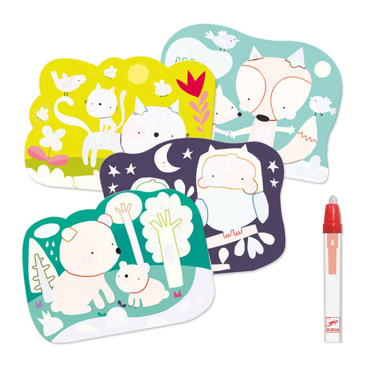 Set pictura cu apa In padure, Djeco - Imagine 2 [ps:1555e992-1b06-49d1-9c06-bfe8990e3174]