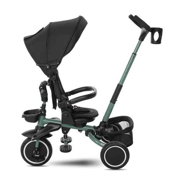 Tricicletă Lorelli Freccia Multifuncțională, Beige & Black - Black & Green (2) [ps:4e825269-a75d-471e-8206-5d5c845d8493]