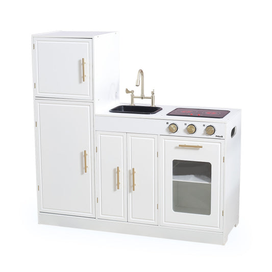 Bucatarie moderna alb clasic cu lumini si sunete, PolarB Viga [ps:1da4cbe3-26c0-4354-a798-94afe64eb72a]