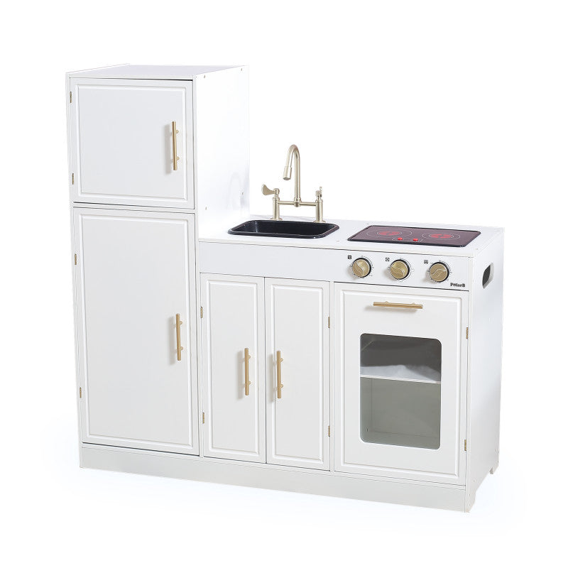 Bucatarie moderna alb clasic cu lumini si sunete, PolarB Viga [ps:1da4cbe3-26c0-4354-a798-94afe64eb72a]