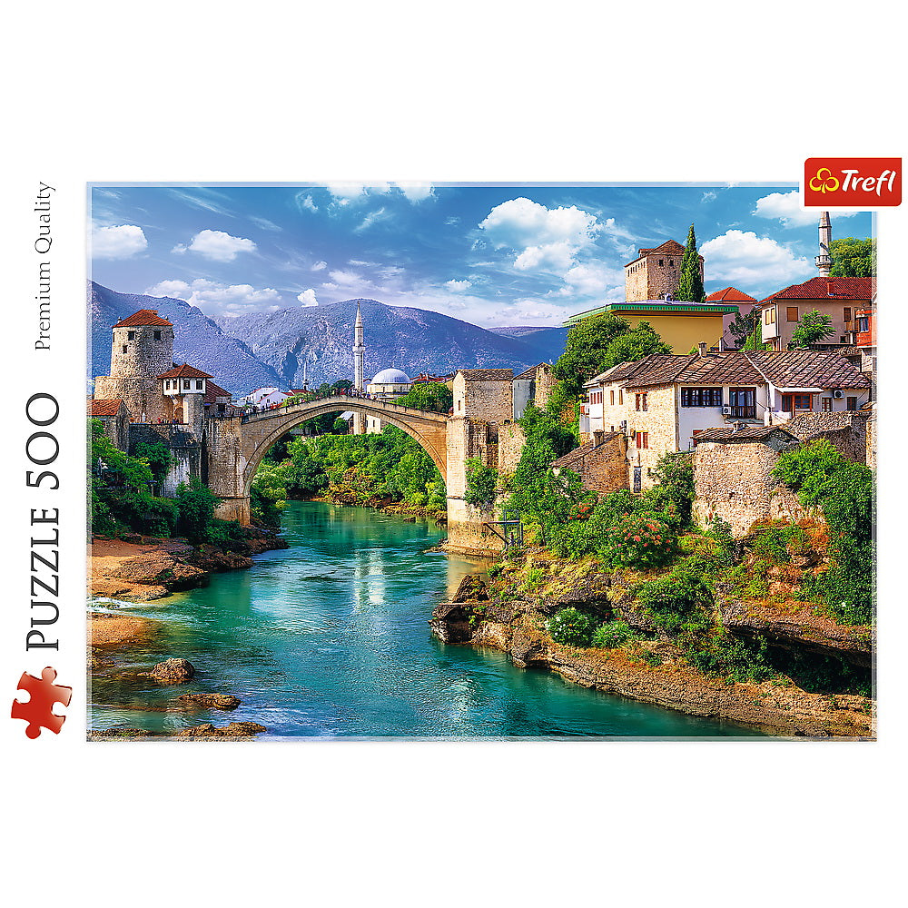 PUZZLE TREFL 500 POD VECHI MOSTAR BOSNIA - Default Title (2) [ps:3562f939-0195-438f-88fa-0f09ae970311]