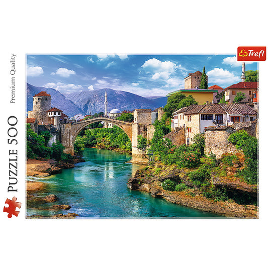 PUZZLE TREFL 500 POD VECHI MOSTAR BOSNIA - Default Title (2) [ps:3562f939-0195-438f-88fa-0f09ae970311]