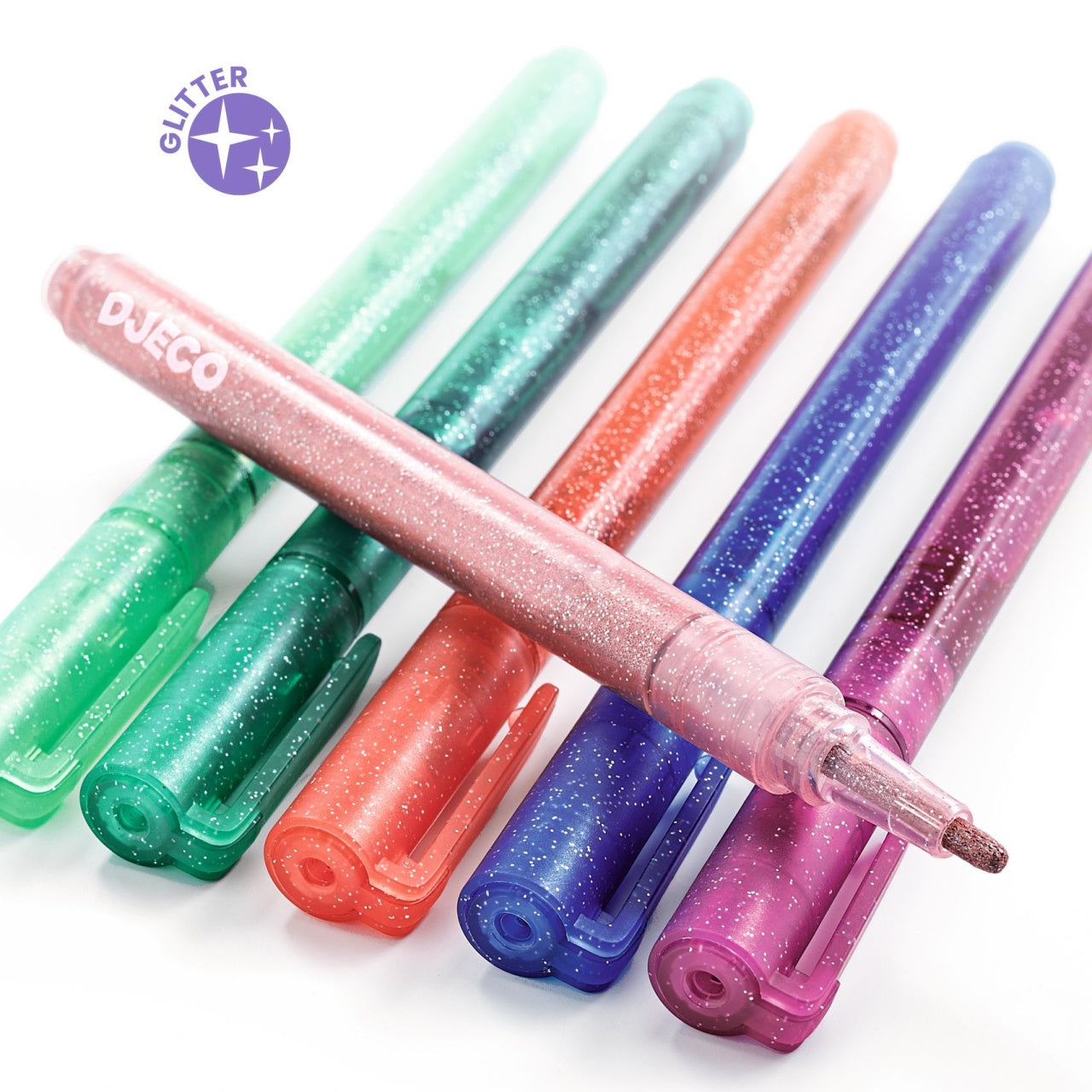 Carioca (marker) cu sclipici Sweet, Djeco - Imagine 2 [ps:bc6d839d-5f95-44a6-958a-b3decff64f61]