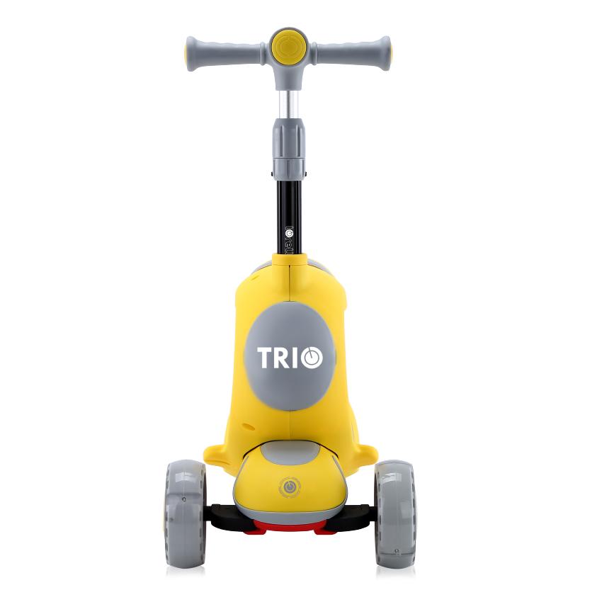 Trotinetă Copii Lorelli Trio, 3 Ani+, Roți cu LED, Galben - Galben (2) [ps:e1a9ced3-8393-4fbd-bfe5-75f8937e5993]