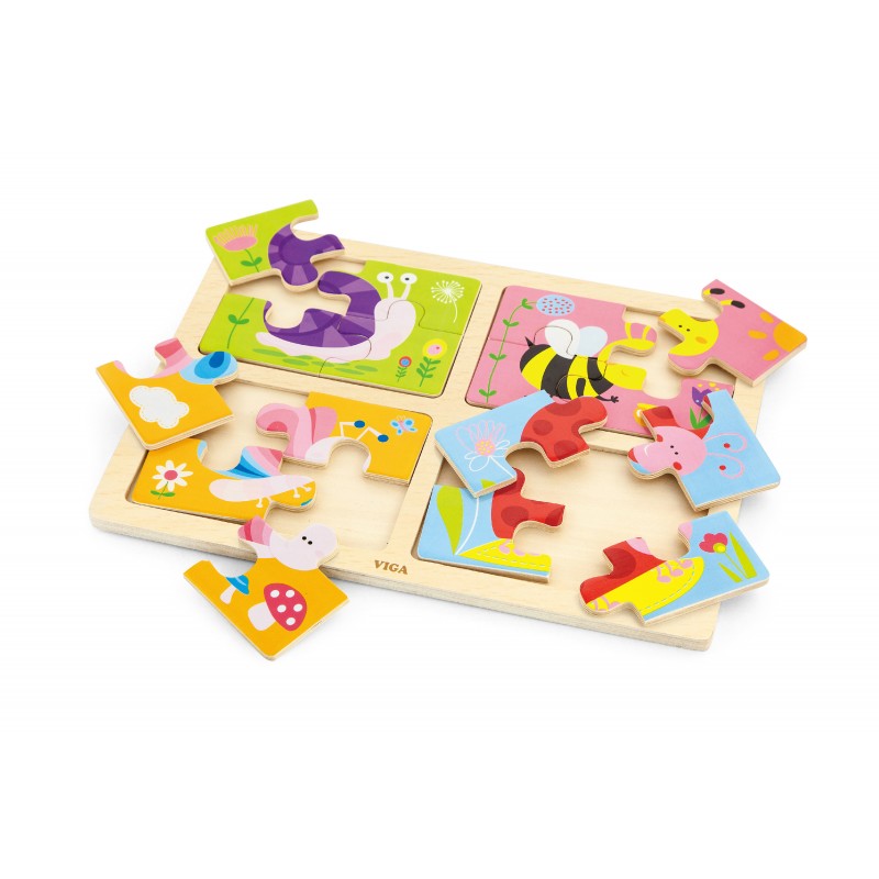 Puzzle 4 in 1 - Insecte [ps:3059c86a-9460-4f50-9dc1-3a7354326abb]