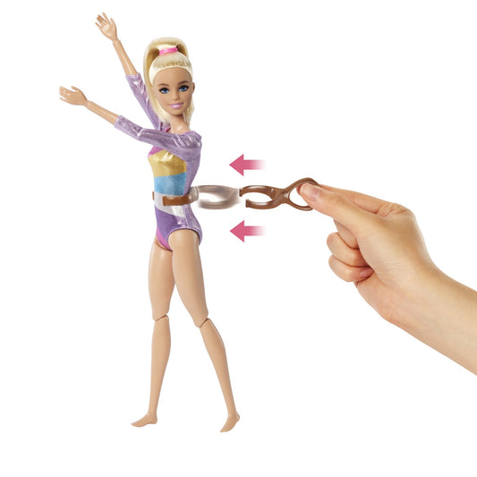 BARBIE PAPUSA BARBIE YOU CAN BE GIMNASTA BLONDA Mattel - Imagine 5 [ps:0d0b4ff8-61ab-4f85-890e-2be390f930d7]