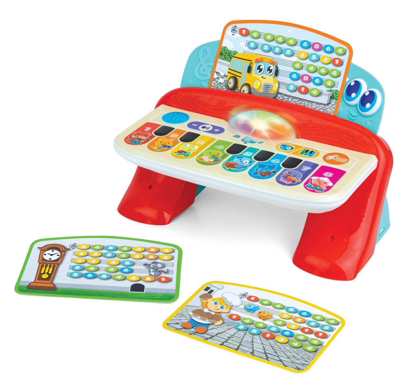 WINFUN PIAN CU SUNETE SI LUMINI CU 8 TASTE - Imagine 2