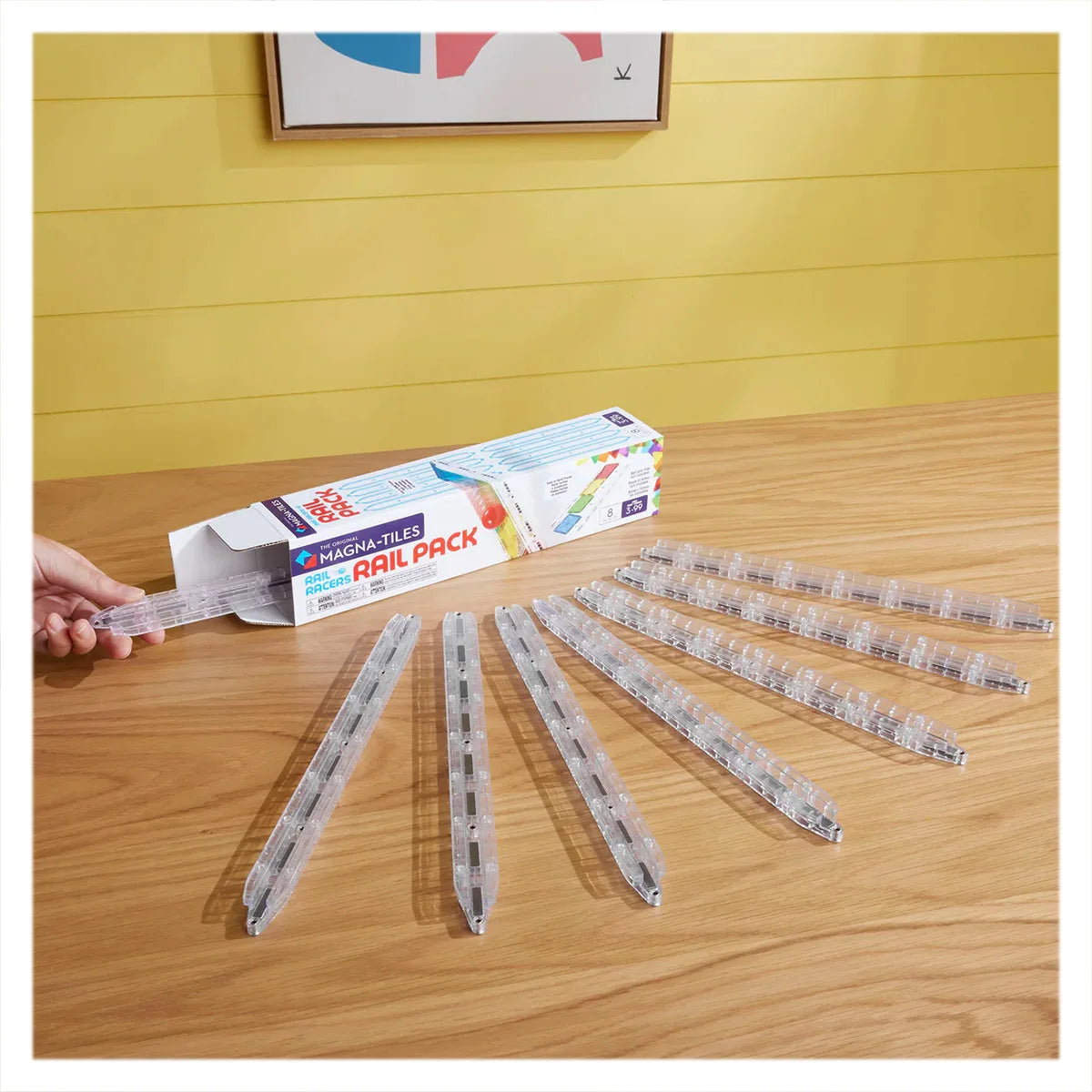 MAGNA-TILES Rail Racer - Set Extensie Șine, 8 Piese - Default Title (2) [ps:f24e86e1-2d4f-4e38-94f8-a14b0d1d9a9d]