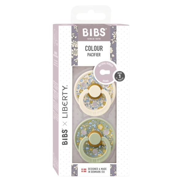 Set 2 Suzete BIBS x Liberty Colour Eloise Latex, 0 luni+ - Sage (2) [ps:c67d3059-ebfd-46cb-bfab-bd818ded3ded]