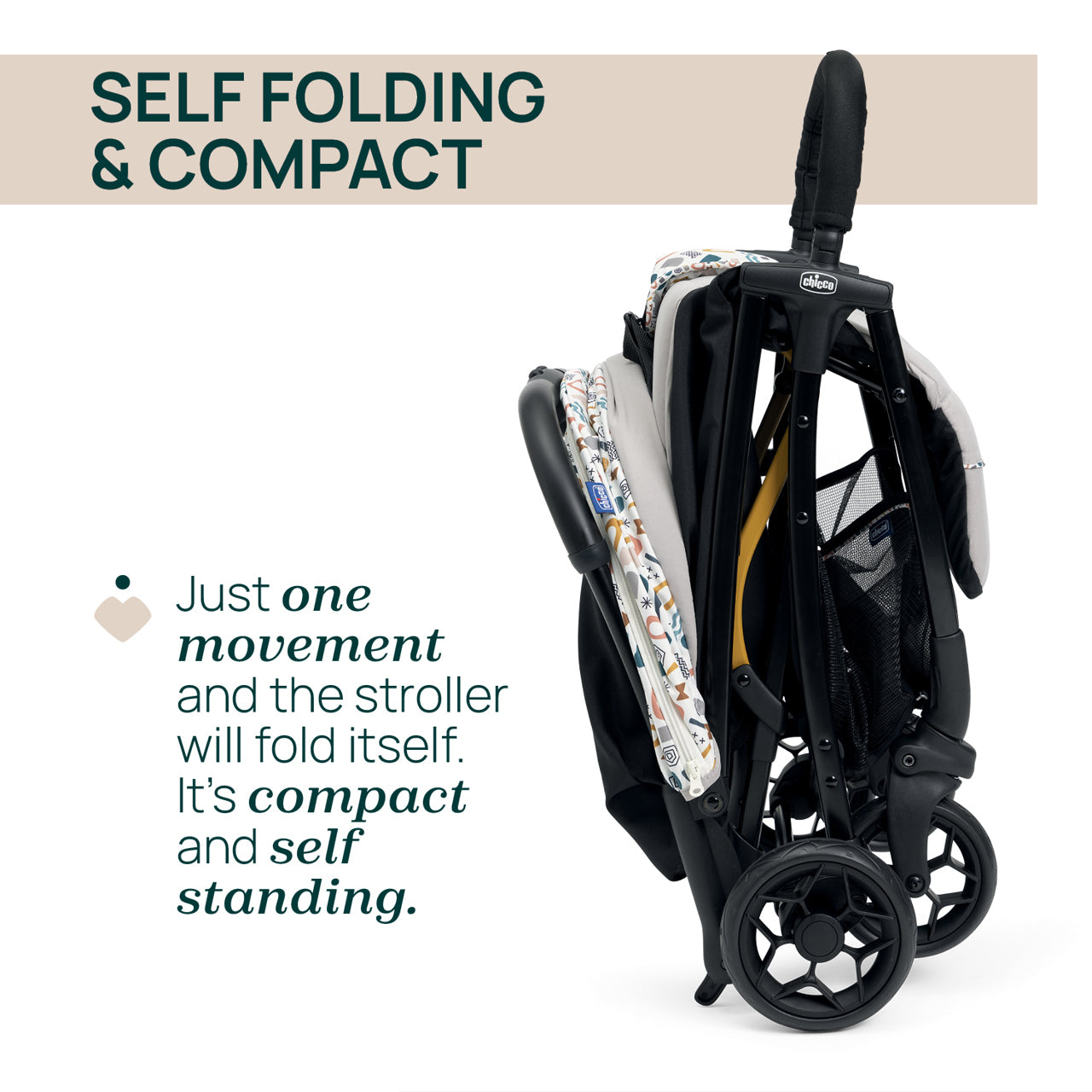 Carucior sport Chicco Glee, JokingBeige (Bej), 0luni+ - JokingBeige (Bej) (2) [ps:10341fdd-c90a-4014-81df-c4f2157b54a4]
