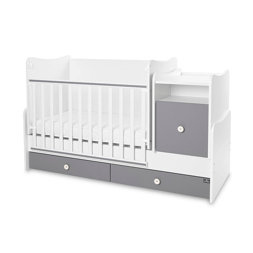 Mobilier Multifuncțional Lorelli Trend Plus - Trio White Oak - Trio White Stone Grey (2) [ps:7f7edebb-696e-4980-ac25-9c2e947671b6]