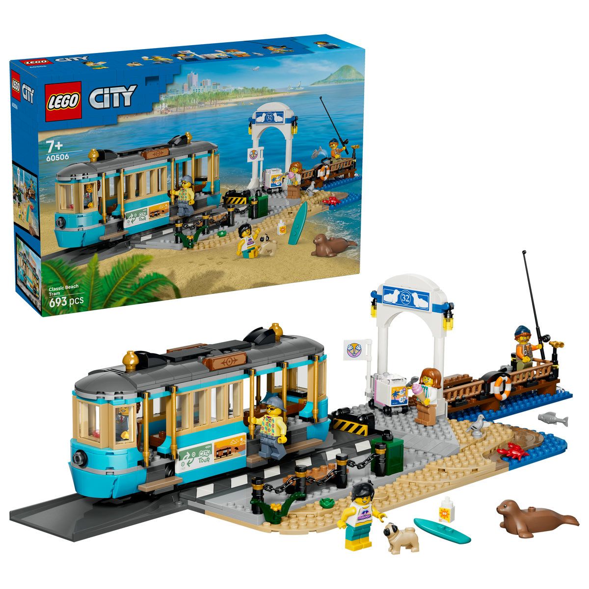 LEGO City Tramvai de Plaja Clasic 60506 - Set de Construcție - Default Title (2) [ps:fe4fa33f-ae31-42d2-94e5-7cd1128e0ee7]