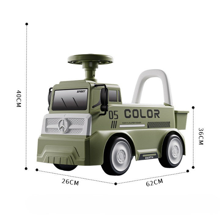 Mașinuță Camion Flippy pentru Copii, 3 ani, Verde - Verde (2) [ps:283b46f7-27a7-48b1-824b-c23a8439d48e]