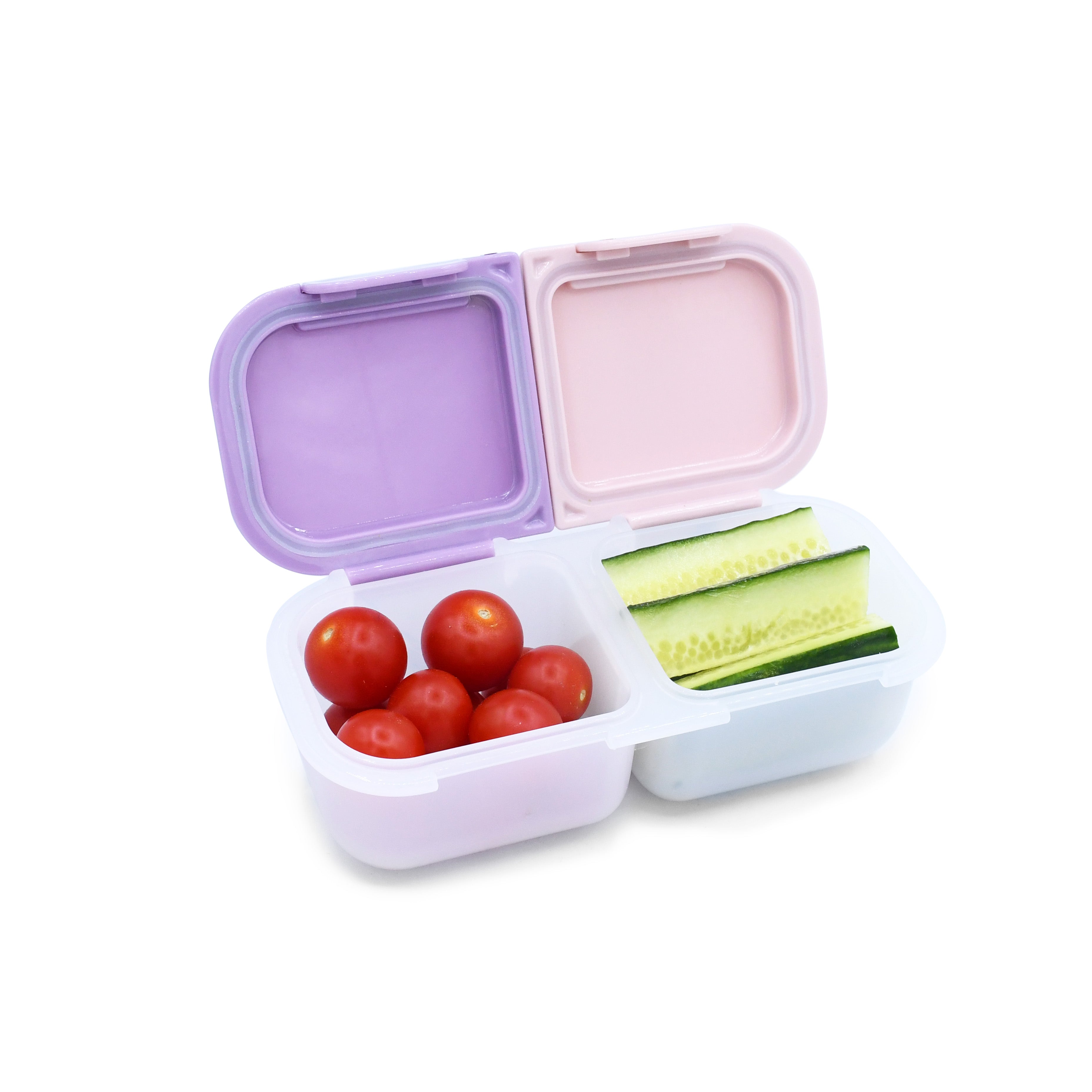 CUTIE SNACK 2 COMPARTIMENTE, MELII, BLUSH BERRY - Imagine 2