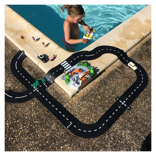 Traseu Auto Waytoplay Highway, 24 piese - Set Drumuri Copii - Default Title (2) [ps:4c1492f7-394f-47ca-bbb4-a19aacf112e9]