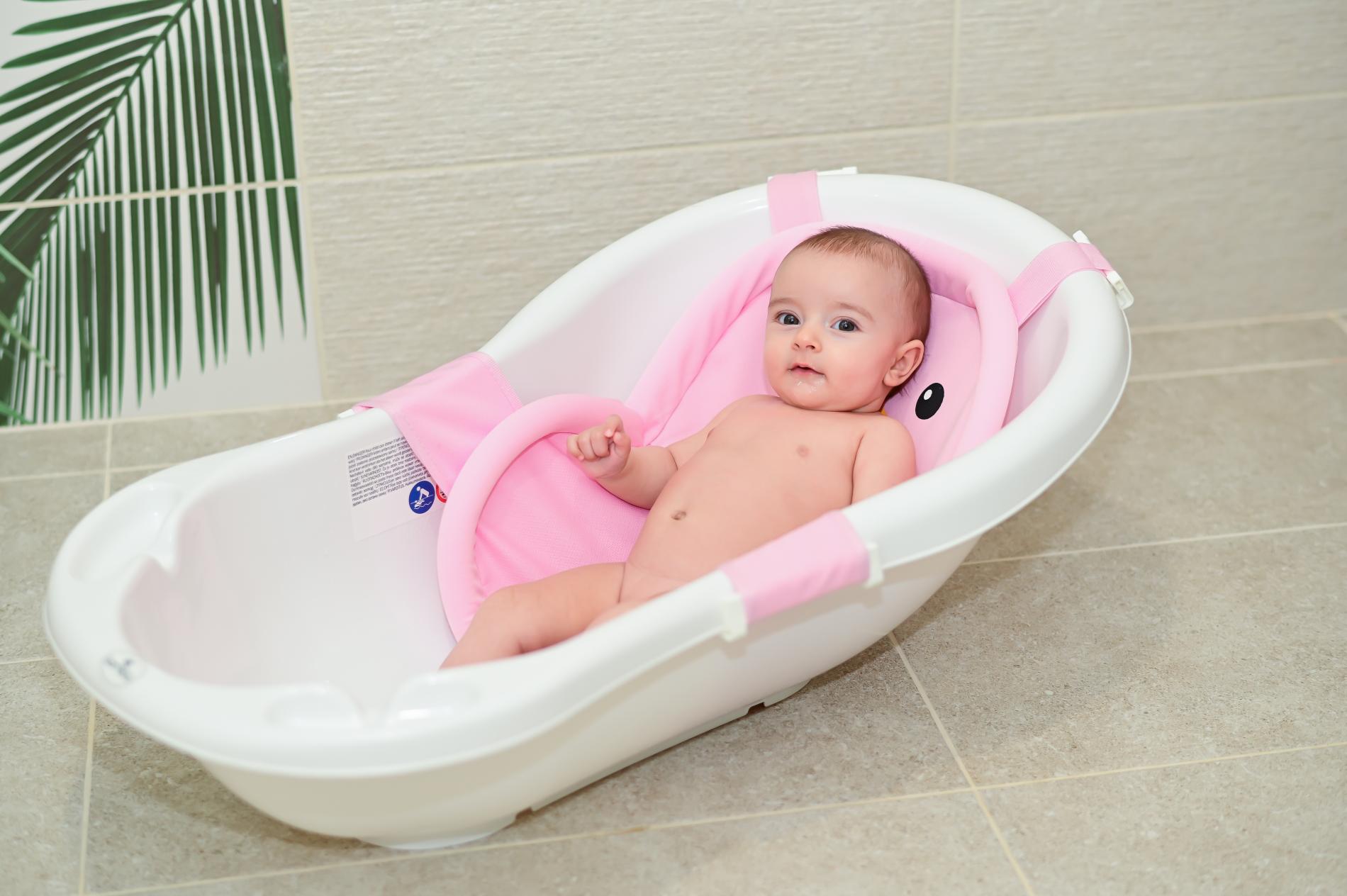 Suport Hamac Cădiță Lorelli Penguin, White, 0 luni+ - roz (2) [ps:8a9642fe-345e-46d9-a4fe-3cdab106eafa]