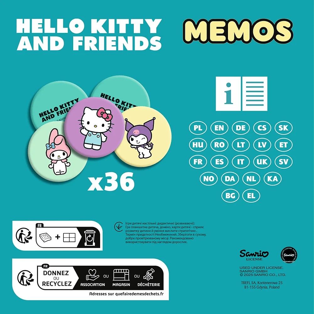 Joc Memos Hello Kitty Trefl - Dezvoltă Memoria Copiilor - Default Title (2) [ps:ca3ba5b3-4d30-4d28-8475-20485fe8751b]