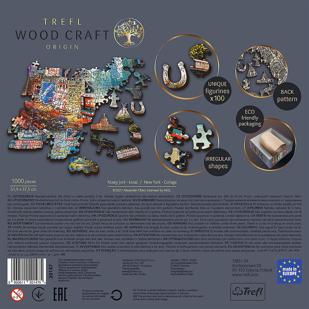 PUZZLE TREFL DIN LEMN 1000 PIESE NEW YORK - Imagine 4 [ps:dd50134a-f245-42ae-a22a-85eec69f32a5]
