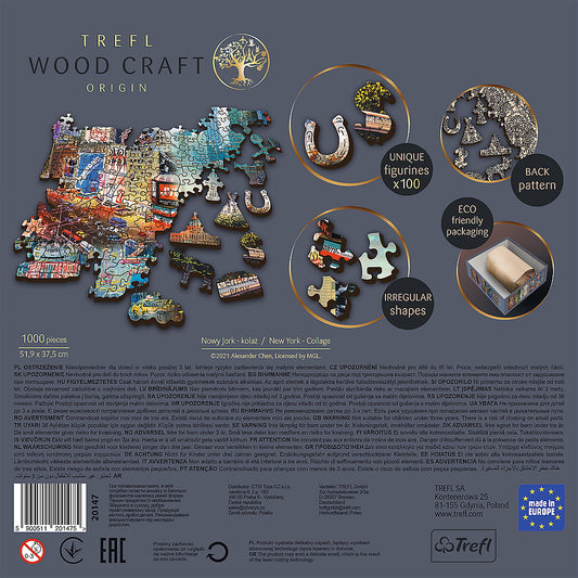 PUZZLE TREFL DIN LEMN 1000 PIESE NEW YORK - Imagine 4 [ps:dd50134a-f245-42ae-a22a-85eec69f32a5]
