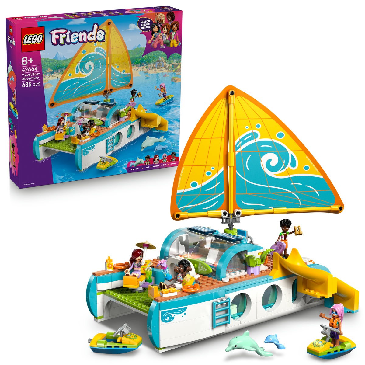 LEGO FRIENDS CALATORIA AVENTUROASA CU BARCA 42664 - Imagine 9 [ps:90725d80-036c-4721-b441-3c47010b16d2]