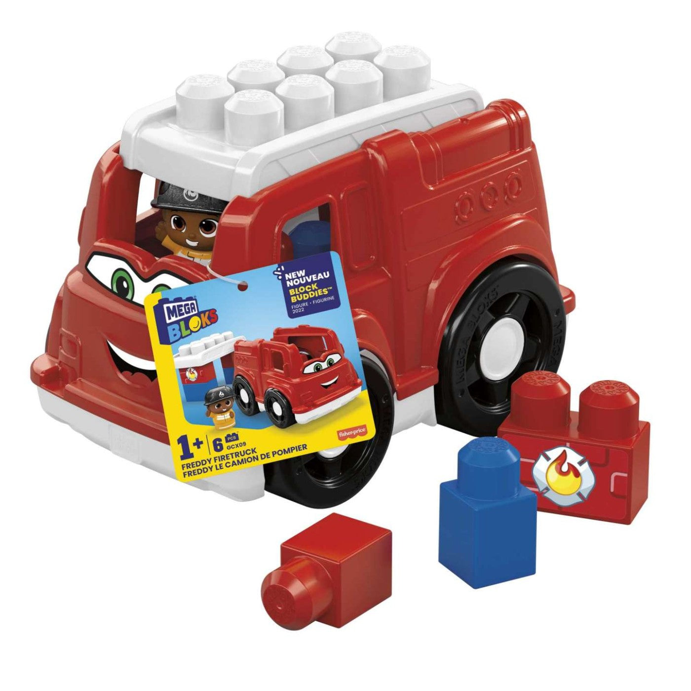 MEGA BLOKS FIRST BUILDERS VEHICUL FREDDY FIRETRUCK Mattel - Imagine 2 [ps:cb83c950-5870-499d-b561-3d619883984a]