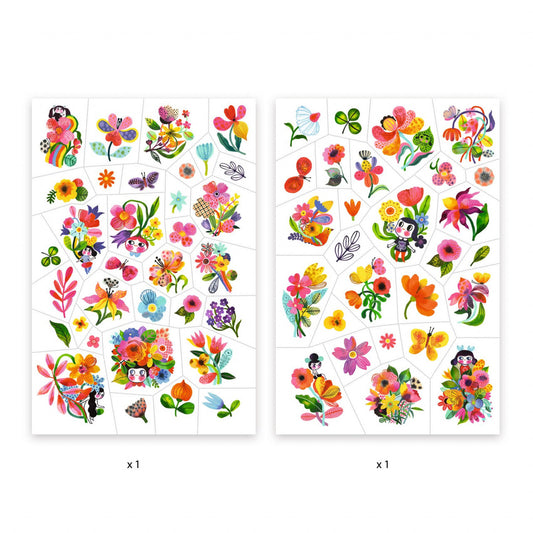 Tatuaje Flori colorate, Djeco - Imagine 4 [ps:da152276-313d-4e7d-a8d7-b4e44d5600a0]