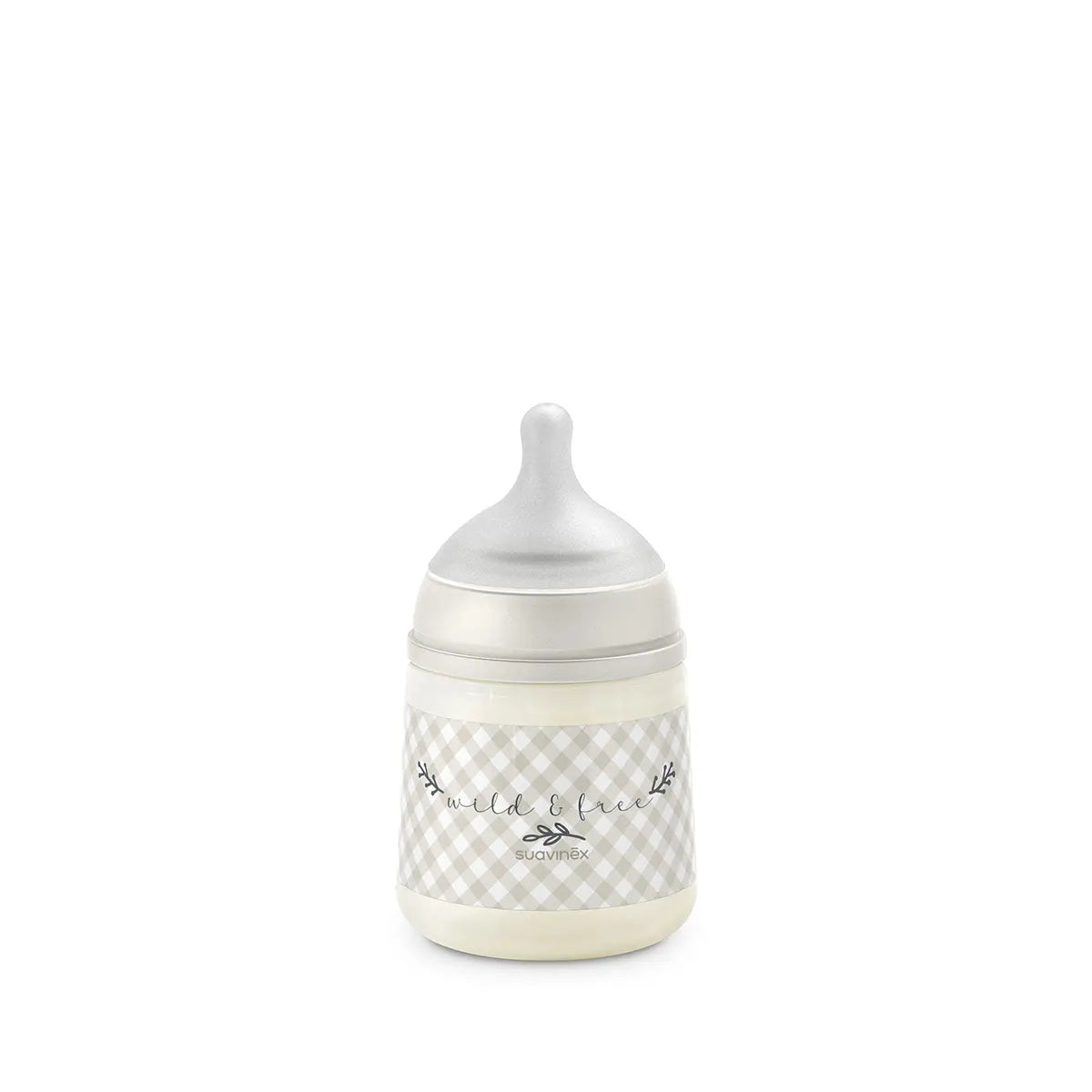 Biberon Suavinex SX Pro 150ml, Debit Lent S - Wild & Free - Bej (2) [ps:b7b1a342-210d-4801-9ec1-440525826a0b]