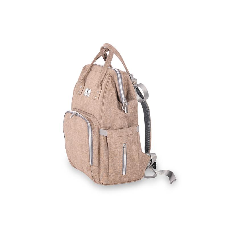 Rucsac Accesorii Bebeluși Lorelli Tina, Pink & Grey - Bej (2) [ps:bbd3b33e-08f1-4624-b8eb-fd07ac12cc49]