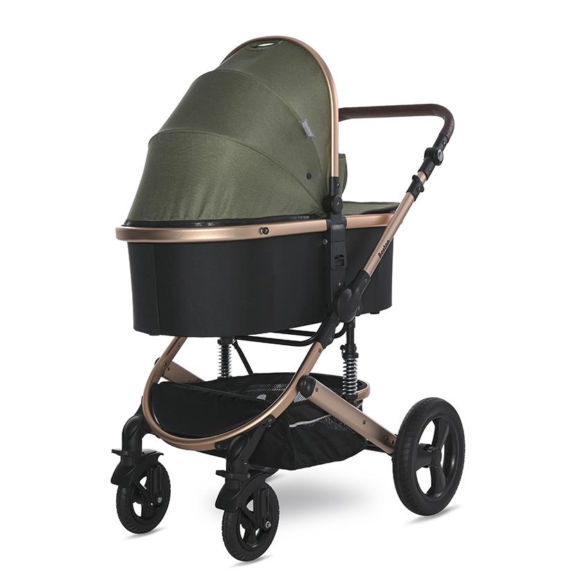 Cărucior Transformabil Lorelli Boston, 0-22 kg, Dolphin Grey - Loden Green (2) [ps:8357b150-ef0b-49ca-b229-14b410a062da]