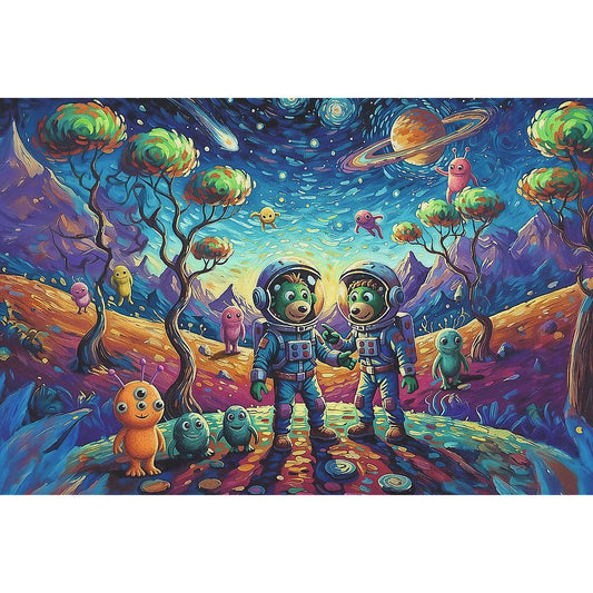 PUZZLE TREFL 100 FAMILIA TREFLIK INSPIRAT DE ARTA - Imagine 2 [ps:df97dec9-3644-497d-9a9d-0ae824fd1e70]