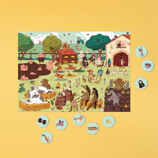 Puzzle si joc de observatie Farmtastic, Londji - Imagine 2 [ps:2a379bd8-2cc5-4bcb-9053-88ec15643887]